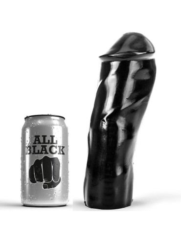 ALL BLACK DILDO REALISTICO 20 CM