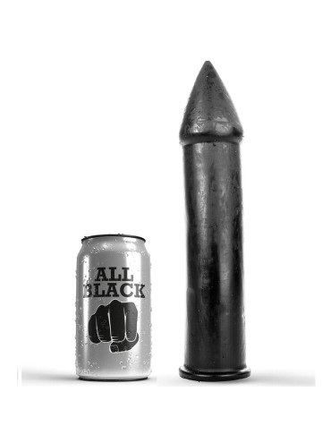 ALL BLACK DILDO 24 CM