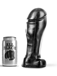 ALL BLACK DONG 22 CM PUNTA ANCHA