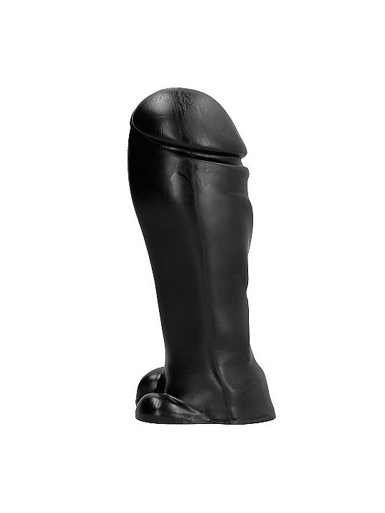 ALL BLACK DONG 22 CM PUNTA ANCHA