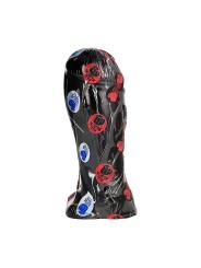 ALL BLACK DONG 22 CM PUNTA ANCHA