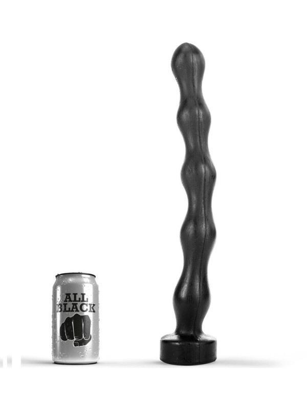 ALL BLACK ANAL BEADS 415 CM
