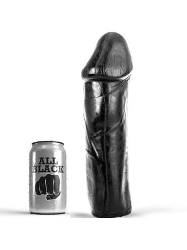ALL BLACK DONG 28 CM SIN TESTICULOS