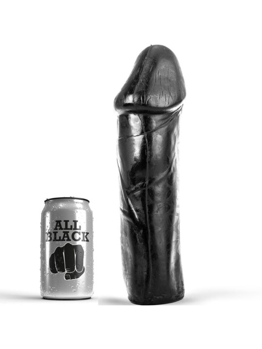 ALL BLACK DONG 28 CM SIN TESTICULOS