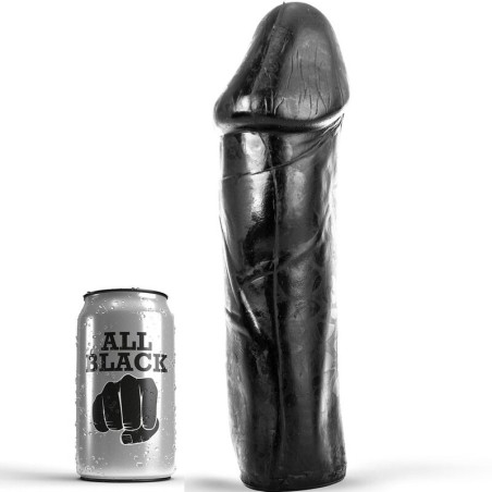 ALL BLACK DONG 28 CM SIN TESTICULOS