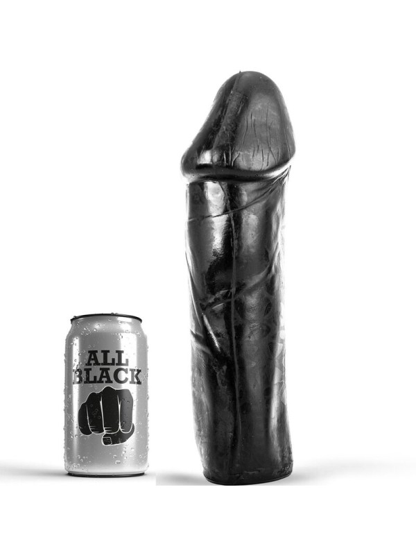 ALL BLACK DONG 28 CM SIN TESTICULOS