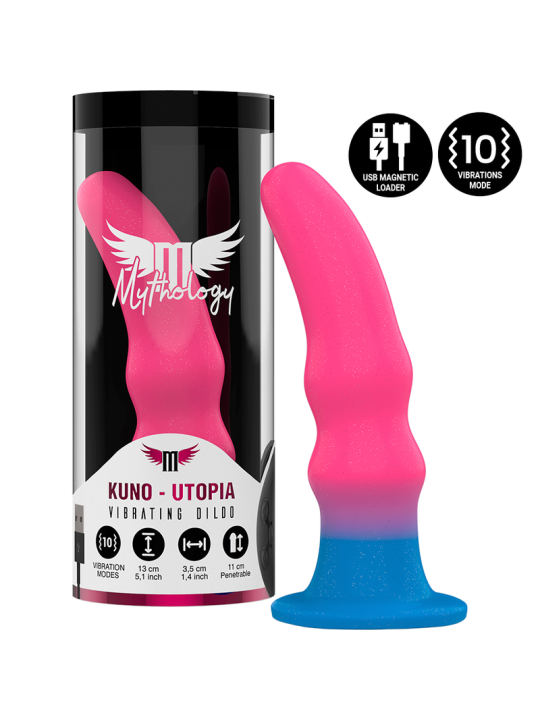 MYTHOLOGY KUNO UTOPIA DILDO S VIBRADOR COMPATIBLE CON WATCHME WIRELESS TECHNOLOGY
