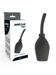 ADDICTED TOYS SQUEEZE PERA LIMPIEZA ANAL NEGRO
