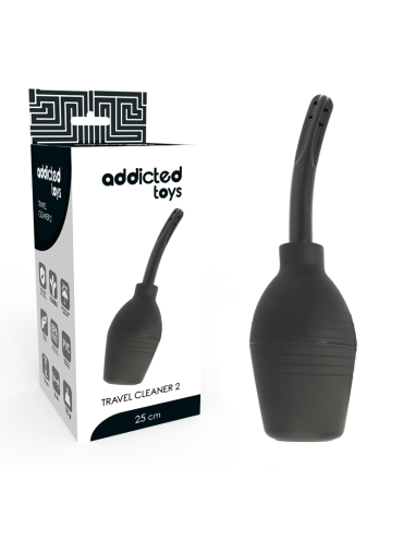 ADDICTED TOYS SQUEEZE PERA LIMPIEZA ANAL NEGRO