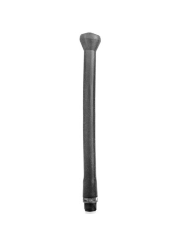 ALL BLACK DUCHA ANAL SILICONA SISTEMA STOPPER 27 CM