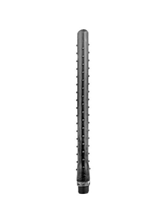 ALL BLACK RIDGED DUCHA ANAL SILICONA 27 CM