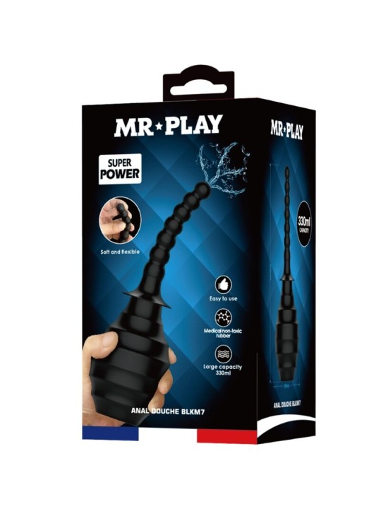 MR PLAY DUCHA ANAL BLKM7 SUPER POWER NEGRO