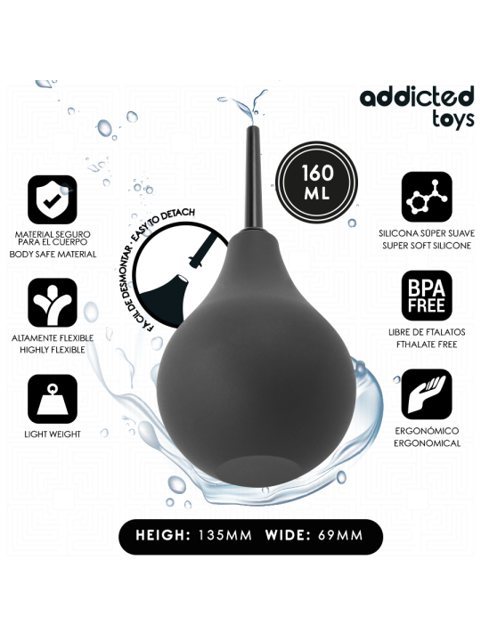 ADDICTED TOYS LIMPIADOR ANAL DE VIAJE TALLA M 160 ML
