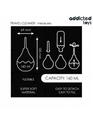 ADDICTED TOYS LIMPIADOR ANAL DE VIAJE TALLA M 160 ML