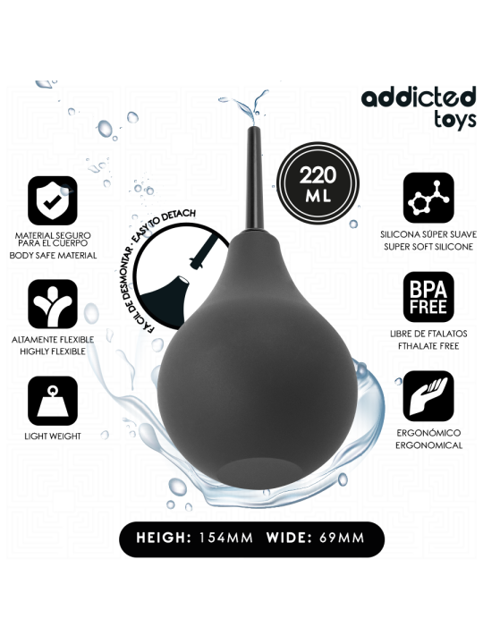 ADDICTED TOYS LIMPIADOR ANAL DE VIAJE TALLA L 220 ML