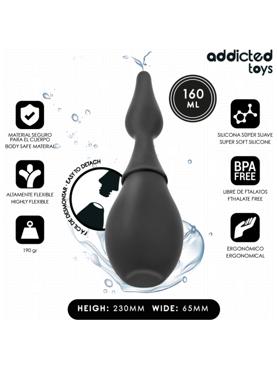 ADDICTED TOYS LIMPIADOR DE VIAJE SILICONA MODELO 1