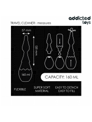 ADDICTED TOYS LIMPIADOR DE VIAJE SILICONA MODELO 1