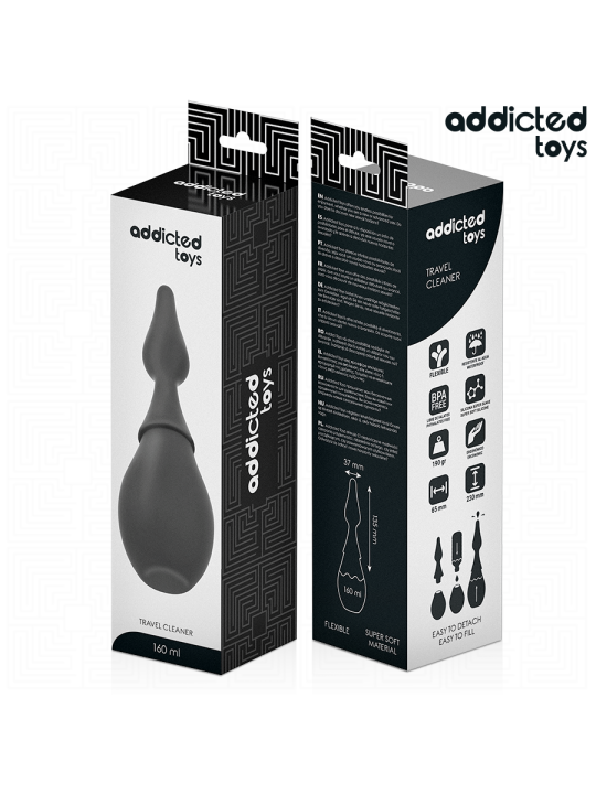 ADDICTED TOYS LIMPIADOR DE VIAJE SILICONA MODELO 1