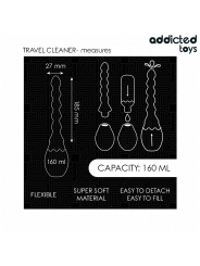 ADDICTED TOYS LIMPIADOR DE VIAJE SILICONA MODELO 2