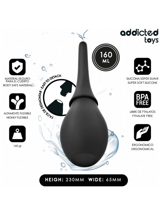 ADDICTED TOYS LIMPIADOR DE VIAJE SILICONA MODELO 3