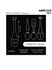 ADDICTED TOYS LIMPIADOR DE VIAJE SILICONA MODELO 3