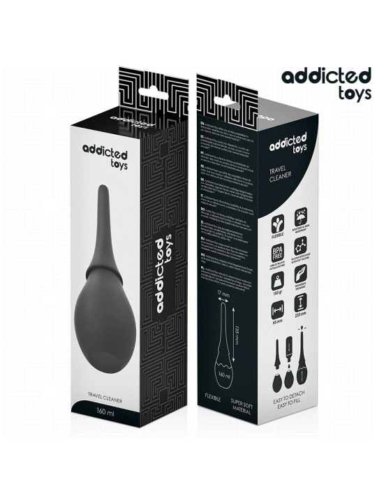 ADDICTED TOYS LIMPIADOR DE VIAJE SILICONA MODELO 3