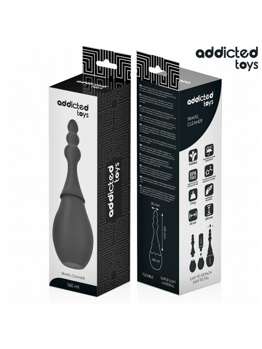 ADDICTED TOYS LIMPIADOR DE VIAJE SILICONA MODELO 4