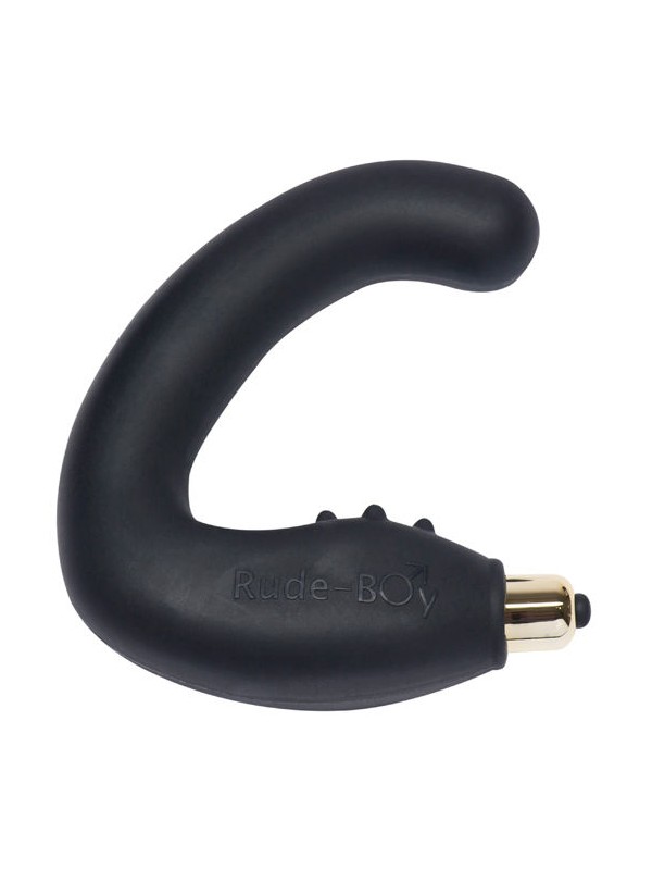 ROCKS OFF RUDE BOY MASAJEADOR DEL PUNTO G MASCULINO 7 V NEGRO