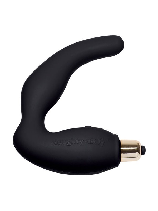 ROCKS OFF NAUGHTY BOY MASAJEADOR DEL PUNTO G MASCULINO 7 V NEGRO