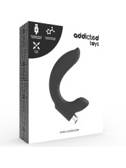 ADDICTED TOYS VIBRADOR PROSTATICO RECARGABLE MODEL 7 NEGRO
