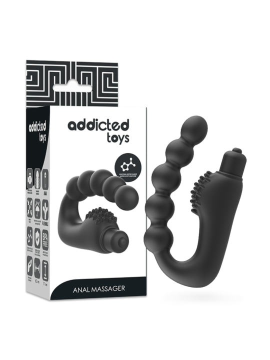 ADDICTED TOYS MASAJEADOR ANAL PROSTATICO CON VIBRACION