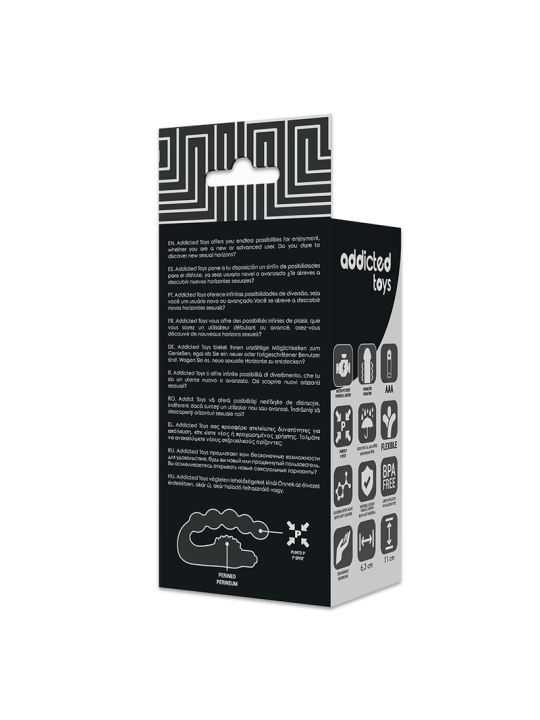 ADDICTED TOYS MASAJEADOR ANAL PROSTATICO CON VIBRACION
