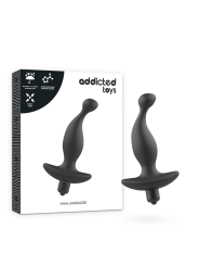 ADDICTED TOYS MASAJEADOR ANAL CON VIBRACION NEGRO MODELO 1