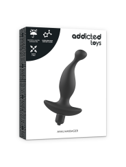 ADDICTED TOYS MASAJEADOR ANAL CON VIBRACION NEGRO MODELO 1
