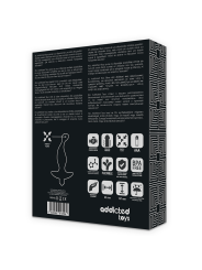 ADDICTED TOYS MASAJEADOR ANAL CON VIBRACION NEGRO MODELO 1