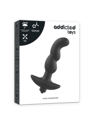 ADDICTED TOYS MASAJEADOR ANAL CON VIBRACION NEGRO MODELO 2
