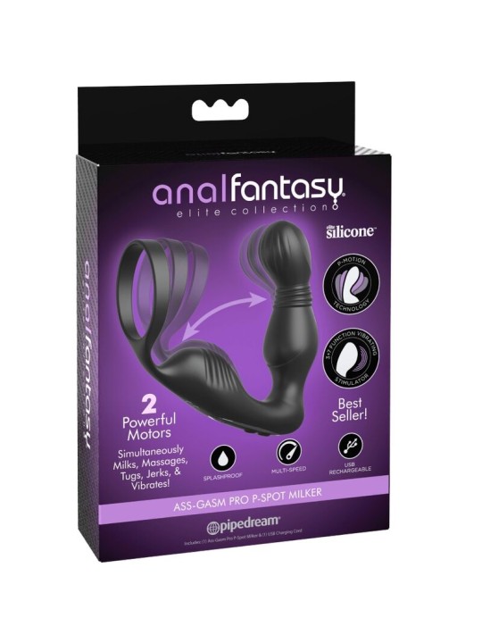 ANAL FANTASY ELITE COLLECTION MASAJEADOR PROSTATICO VIBRADOR RECARGABLE