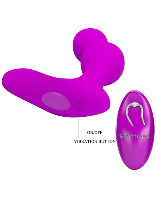 PRETTY LOVE TERRANCE MASAJEADOR VIBRADOR ANAL CON CONTROL REMOTO
