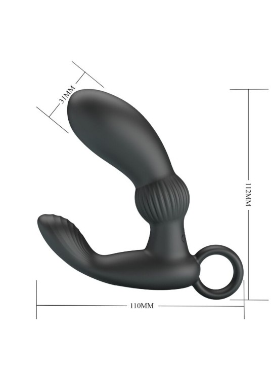 PRETTY LOVE CAYLA MASAJEADOR VIBRADOR ANAL NEGRO
