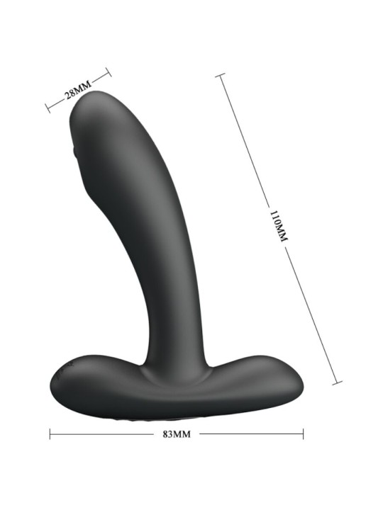 PRETTY LOVE REMINGTON MASAJEADOR VIBRADOR ANAL Y VAGINAL NEGRO