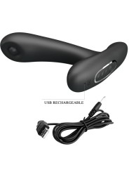 PRETTY LOVE REMINGTON MASAJEADOR VIBRADOR ANAL Y VAGINAL NEGRO