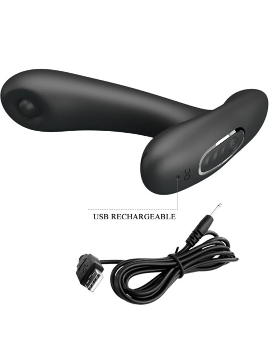 PRETTY LOVE REMINGTON MASAJEADOR VIBRADOR ANAL Y VAGINAL NEGRO