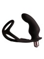 ROCKS OFF RO ZEN RRO PLUG ANAL CON ANILLO VIBRADOR PARA EL PENE NEGRO