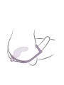ROCKS OFF RO ZEN RRO PLUG ANAL CON ANILLO VIBRADOR PARA EL PENE NEGRO