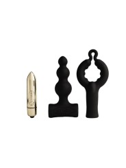 ROCKS OFF PETITE SENSATIONS BUBBLES PLUG ANAL VIBRADOR NEGRO