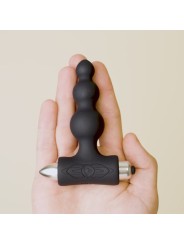 ROCKS OFF PETITE SENSATIONS BUBBLES PLUG ANAL VIBRADOR NEGRO