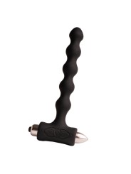 ROCKS OFF PETITE SENSATIONS PEARLS PLUG ANAL VIBRADOR NEGRO