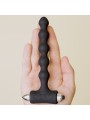 ROCKS OFF PETITE SENSATIONS PEARLS PLUG ANAL VIBRADOR NEGRO