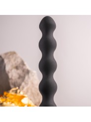 ROCKS OFF PETITE SENSATIONS PEARLS PLUG ANAL VIBRADOR NEGRO