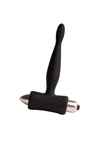 ROCKS OFF PETITE SENSATIONS TEAZER PLUG ANAL VIBRADOR NEGRO